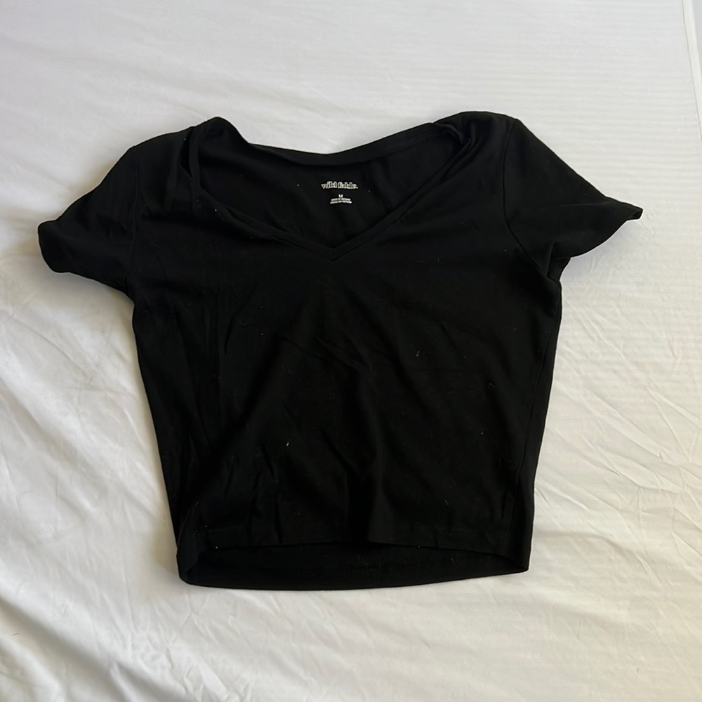 Target wild fable crop tee